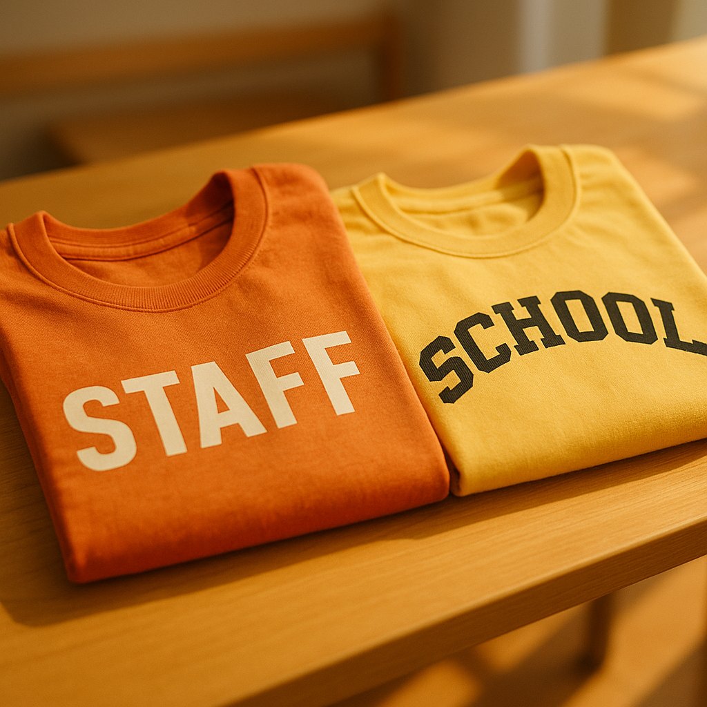 Teacher Team Shirts for Spirit Week + Staff Identity