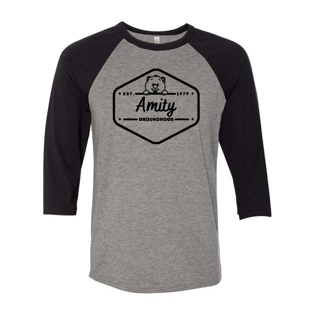 #1b 3/4 Baseball Tee - Adult