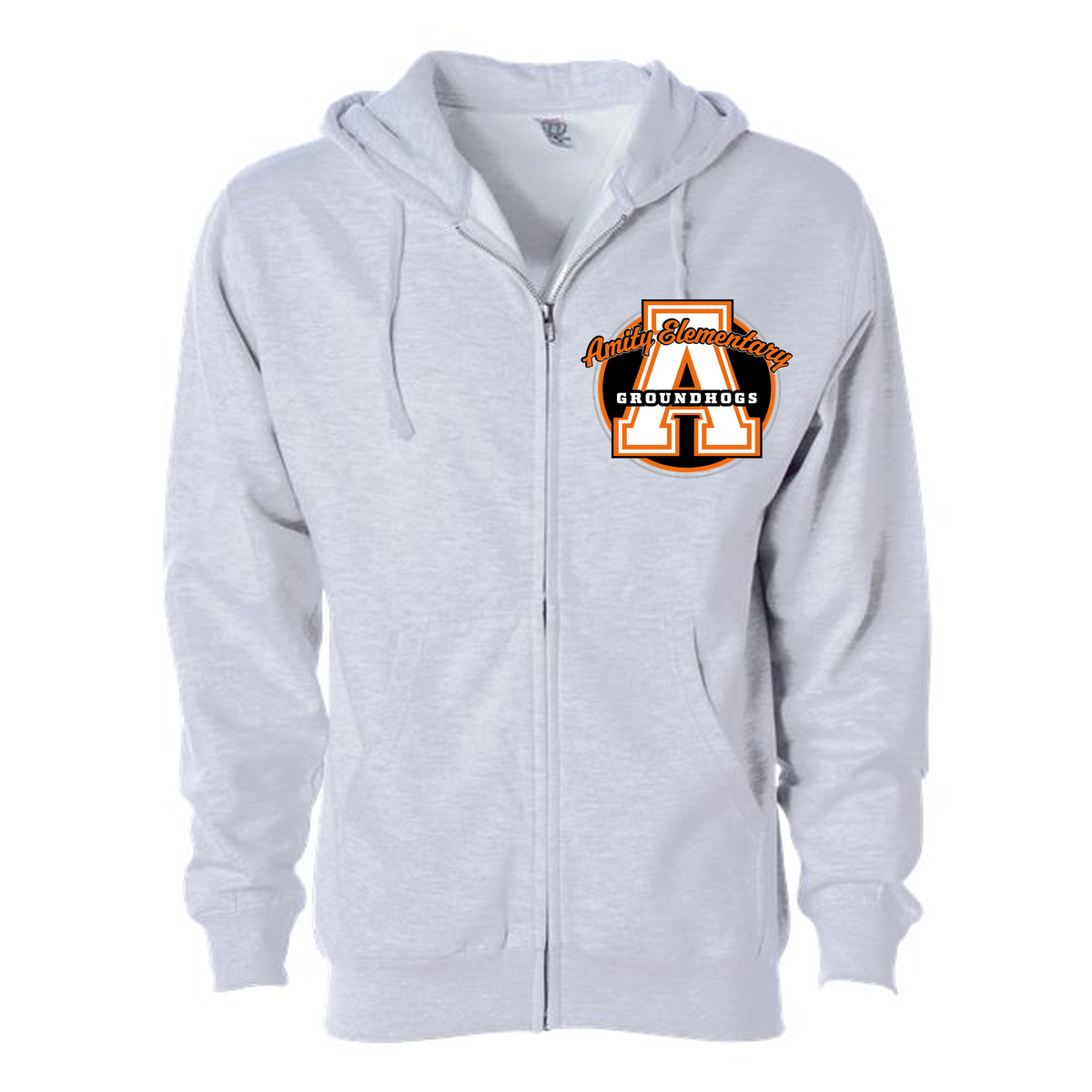 #4a- Adult Zip- Left chest