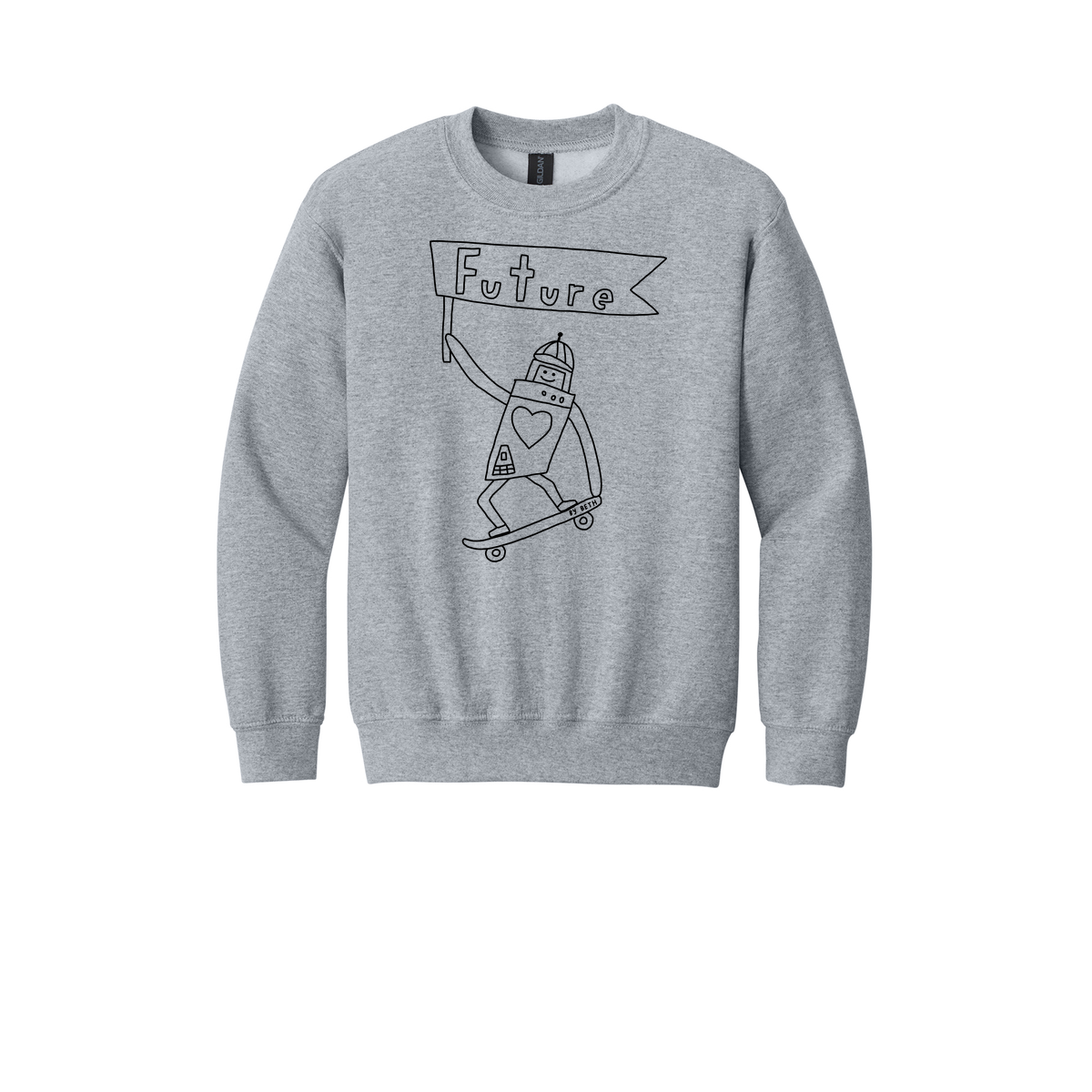 Youth Future Skate Crewneck Sweatshirt